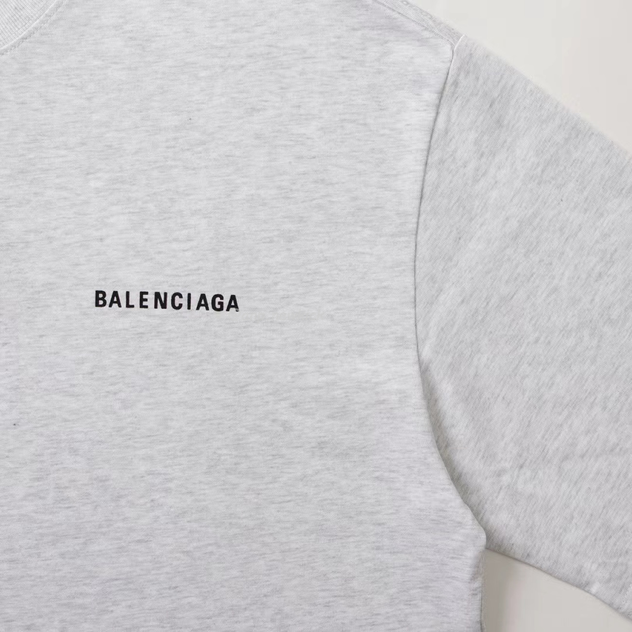 Balenciaga Logo T Shirt Grey (2) - newkick.org